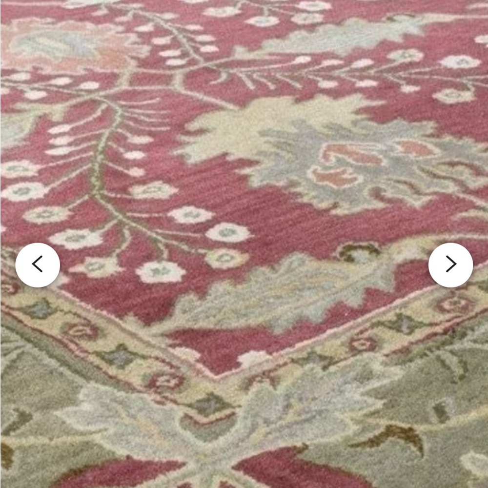 9 x 12 area rug, 100% wool, unused, from India - Picture 1 of 4